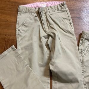 Khaki pants and Bermuda girls shorts